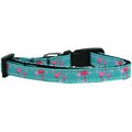 Mirage Pet Products Pink Flamingos Nylon Ribbon Cat Safety Collar 125-067 CT